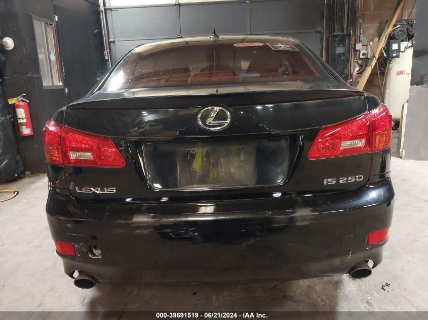 2008 Lexus Is 250 VIN: JTHBK262582076979 Lot: 39691519