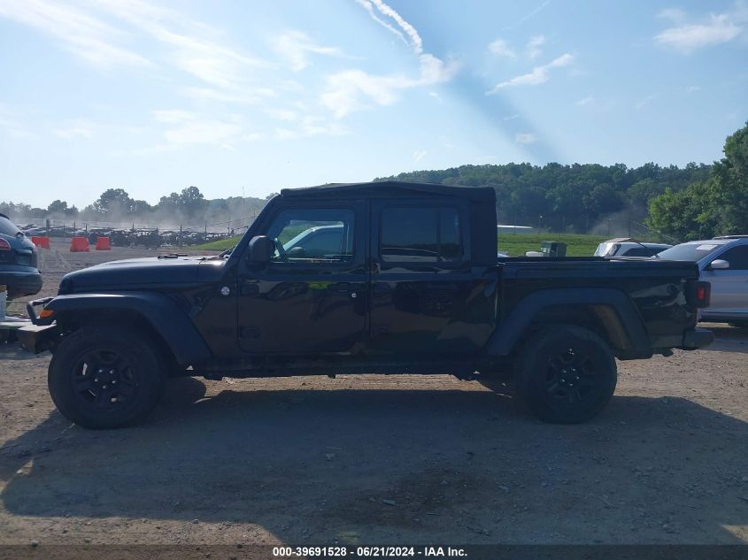2021 Jeep Gladiator Sport 4X4 VIN: 1C6HJTAG9ML501977 Lot: 39691528