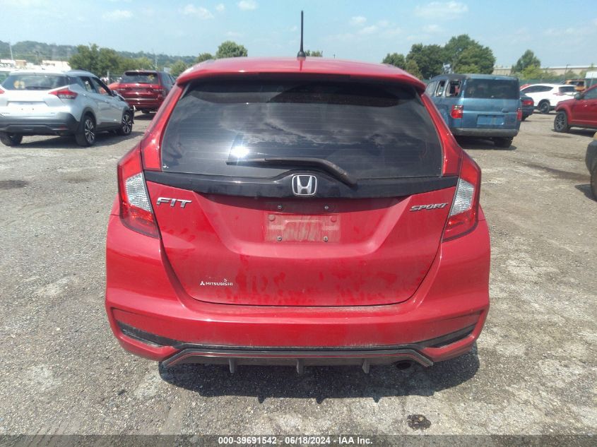 2018 Honda Fit Sport VIN: 3HGGK5H68JM705272 Lot: 39691542