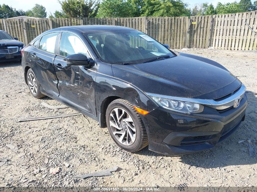 2018 Honda Civic Ex VIN: 2HGFC2F75JH510926 Lot: 39691557