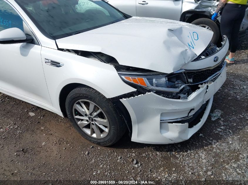 2018 Kia Optima Lx VIN: KNAGT4L39J5235744 Lot: 39691559