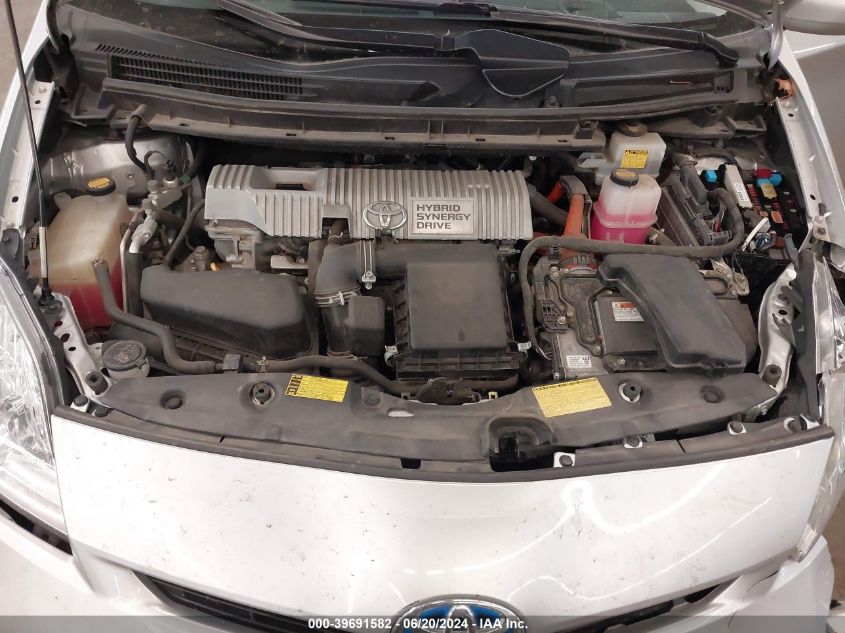2014 Toyota Prius Four VIN: JTDKN3DUXE1746594 Lot: 39691582