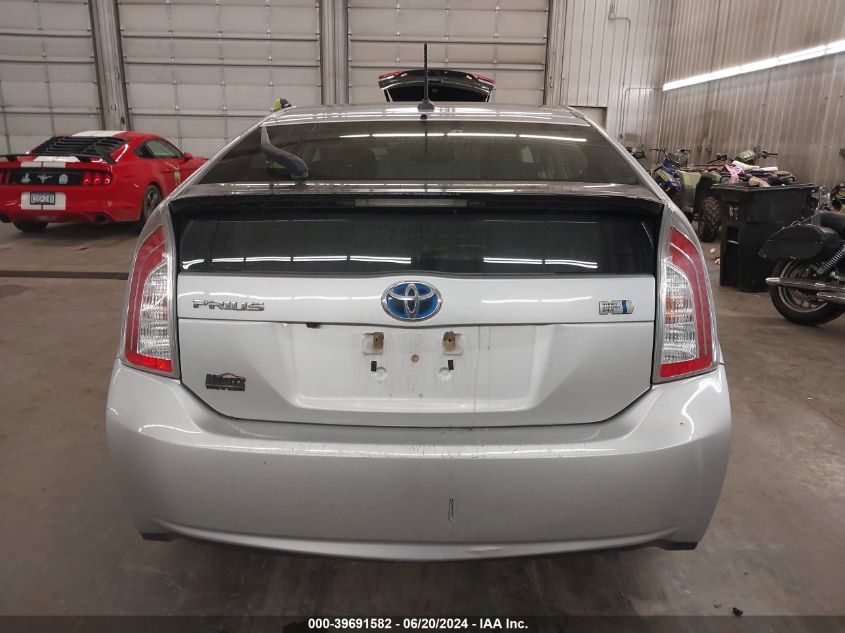 2014 Toyota Prius Four VIN: JTDKN3DUXE1746594 Lot: 39691582