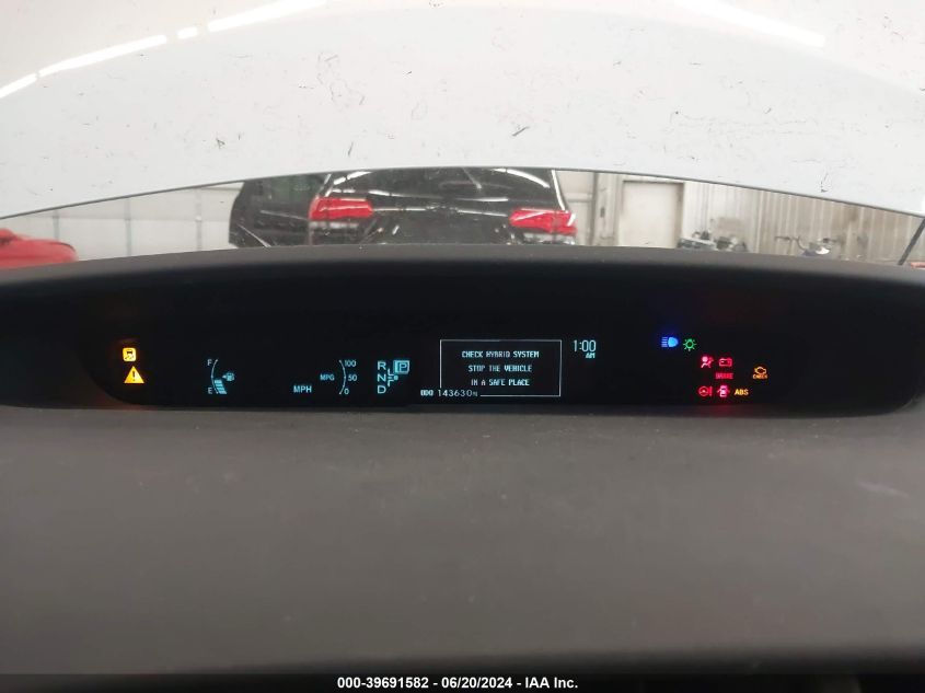 2014 Toyota Prius Four VIN: JTDKN3DUXE1746594 Lot: 39691582