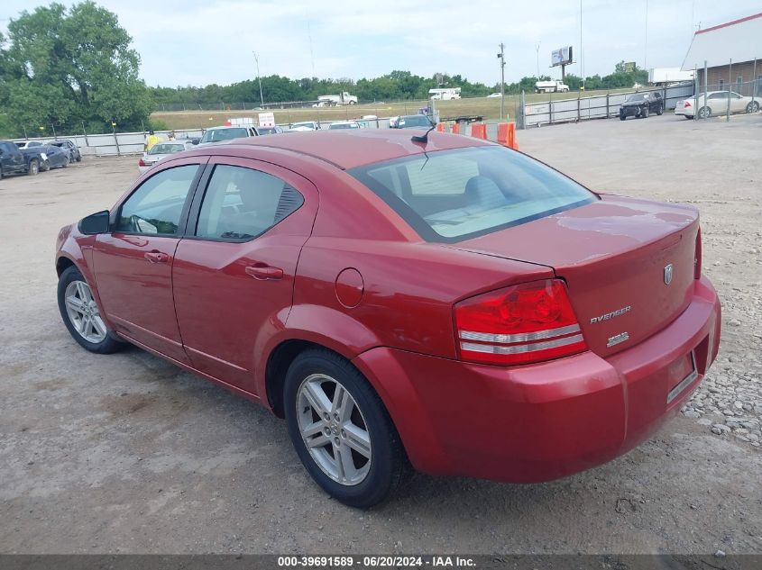 2008 Dodge Avenger Sxt VIN: 1B3LC56K78N153033 Lot: 39691589