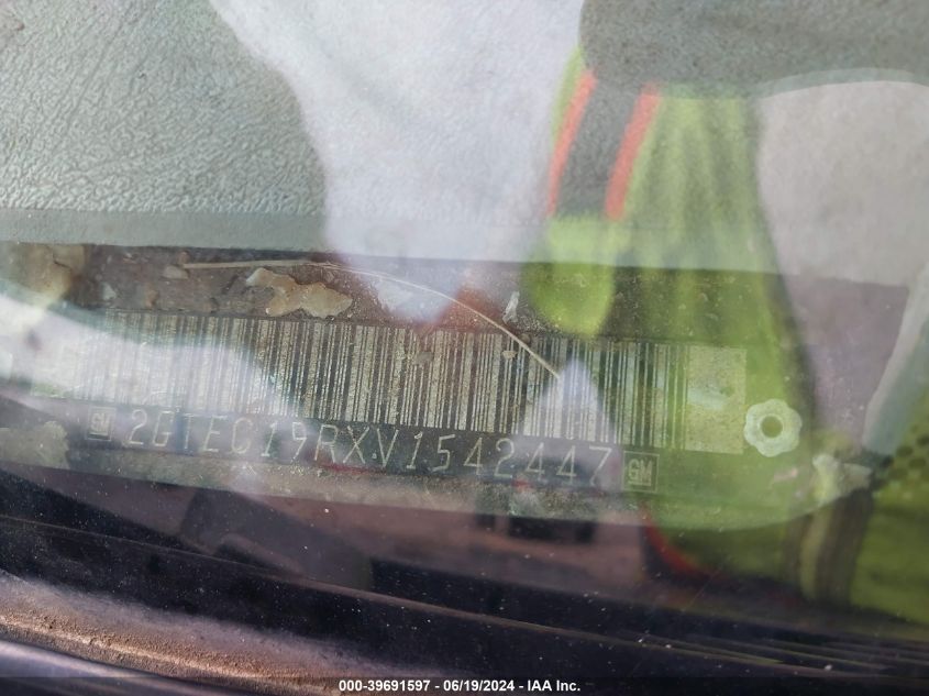 1997 GMC Sierra C1500 VIN: 2GTEC19RXV1542447 Lot: 39691597