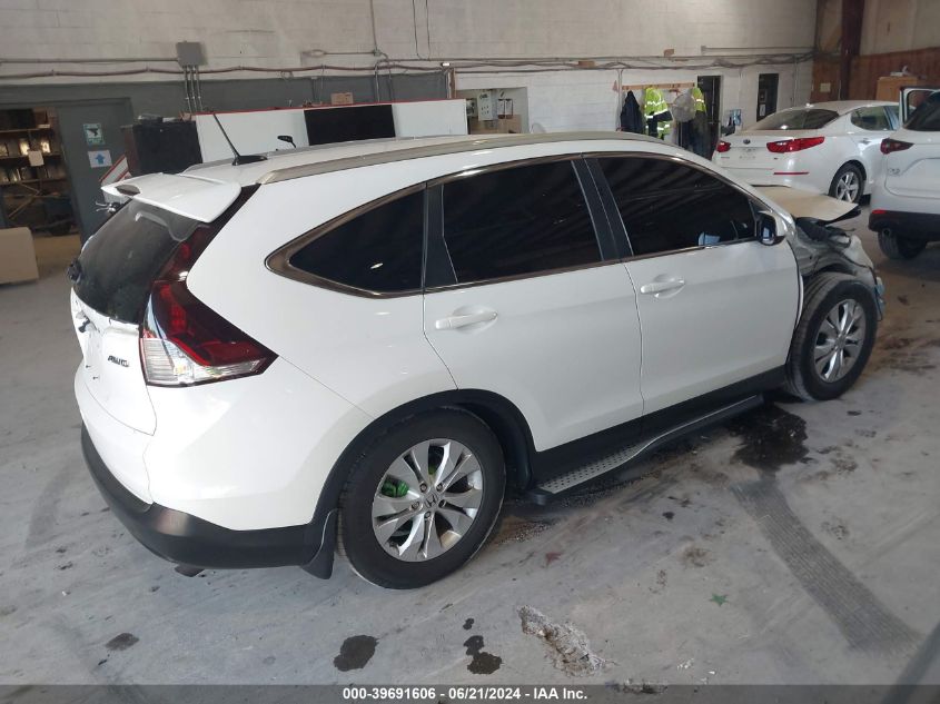 2014 Honda Cr-V Ex-L VIN: 5J6RM4H73EL118385 Lot: 39691606