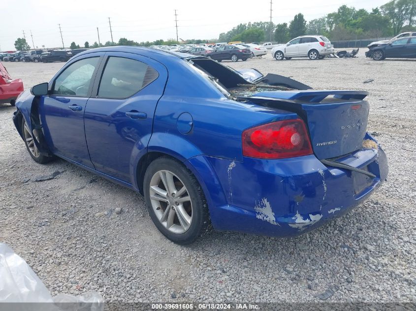 2014 Dodge Avenger Se VIN: 1C3CDZAB8EN148093 Lot: 39691605