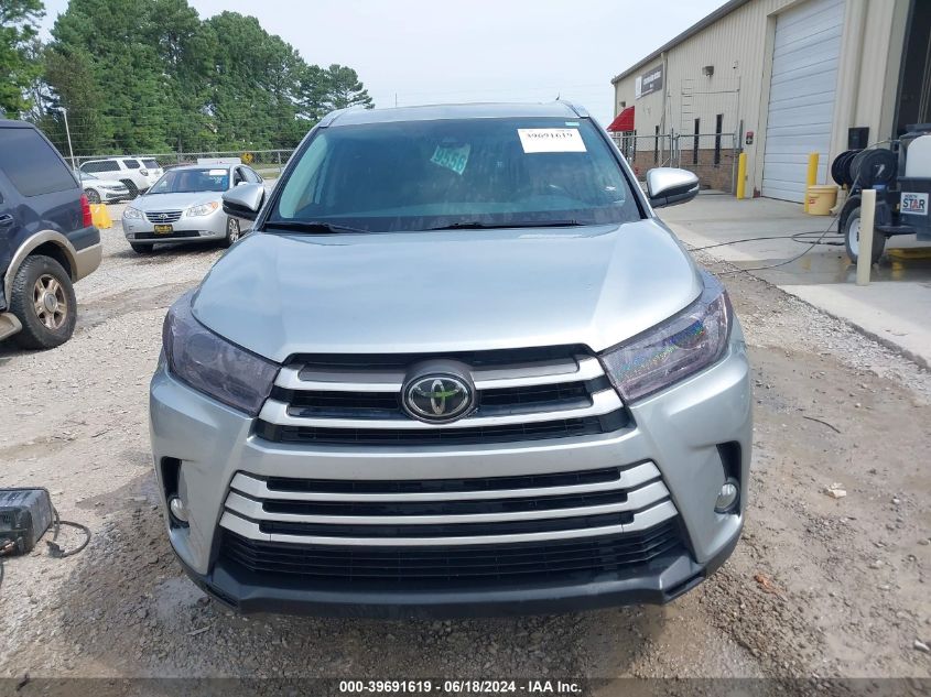 2018 Toyota Highlander Xle VIN: 5TDKZRFH3JS283931 Lot: 39691619