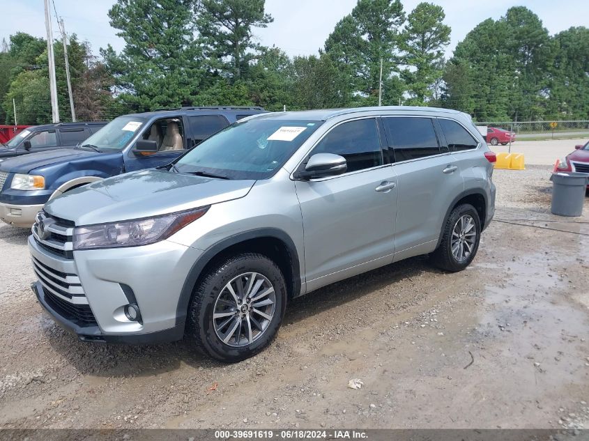 2018 Toyota Highlander Xle VIN: 5TDKZRFH3JS283931 Lot: 39691619