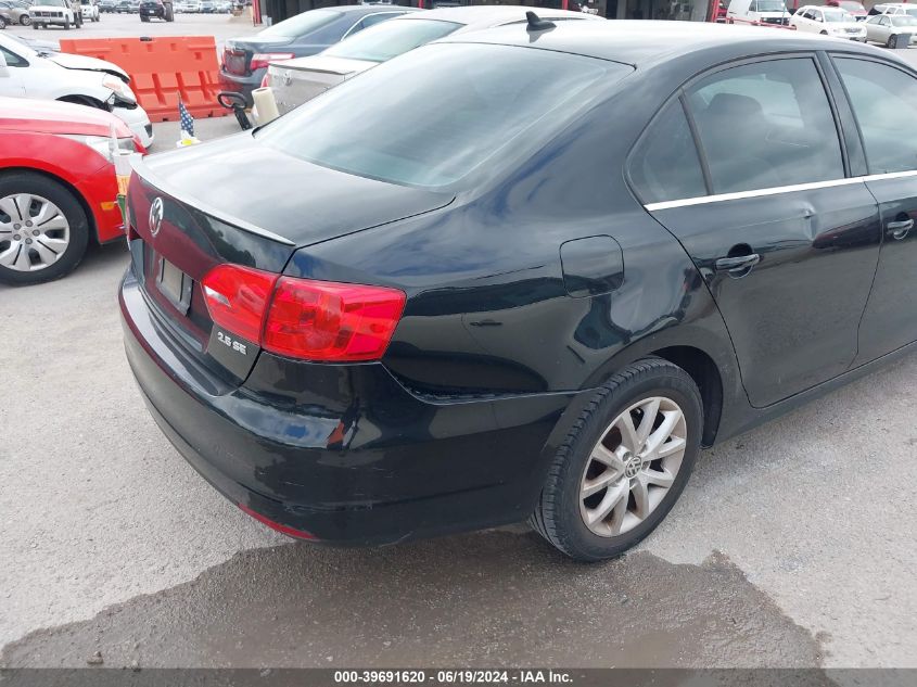 2013 Volkswagen Jetta 2.5L Se VIN: 3VWDX7AJ9DM389542 Lot: 39691620