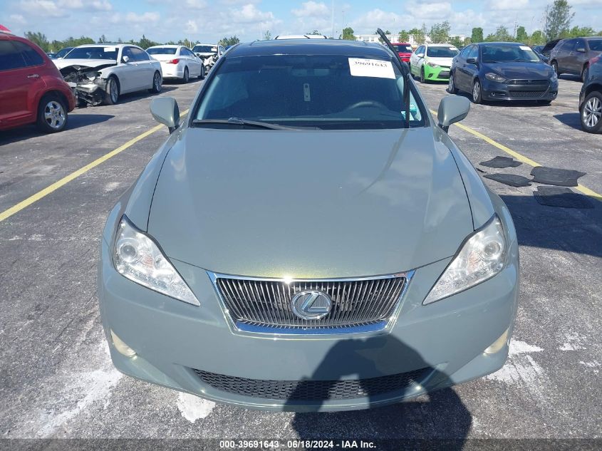 2008 Lexus Is 250 VIN: JTHBK262785082068 Lot: 39691643