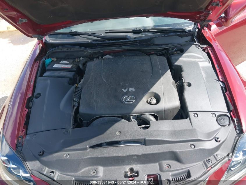 2007 Lexus Is 250 VIN: JTHBK262272032646 Lot: 39691649