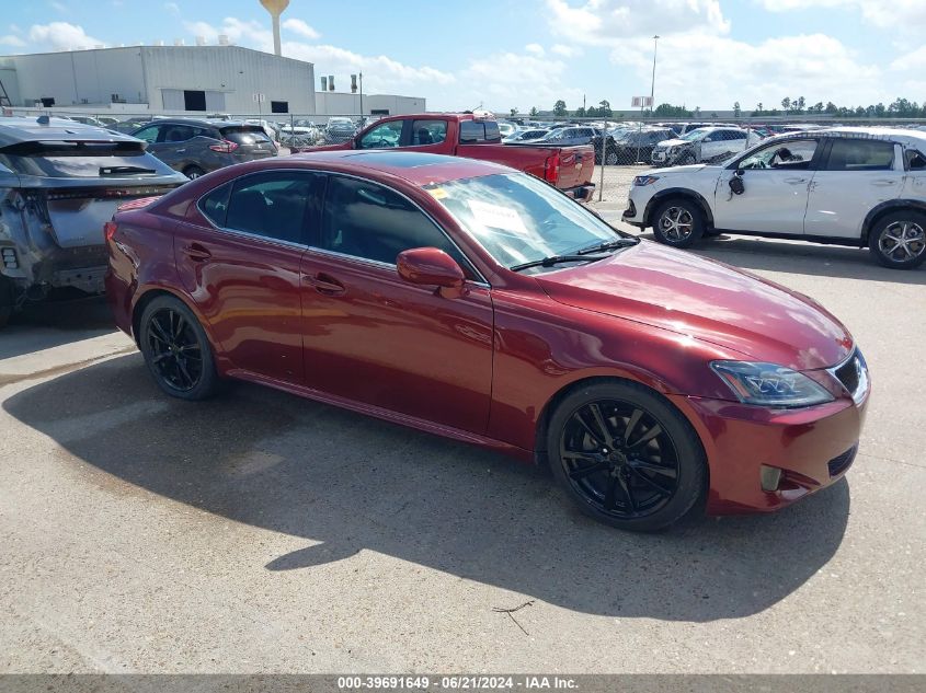 2007 Lexus Is 250 VIN: JTHBK262272032646 Lot: 39691649