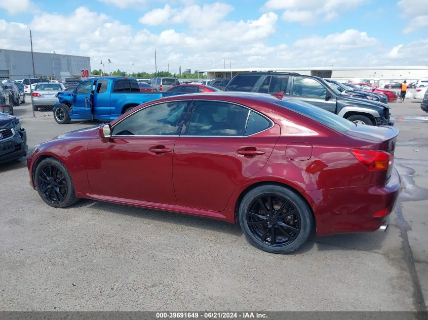 2007 Lexus Is 250 VIN: JTHBK262272032646 Lot: 39691649