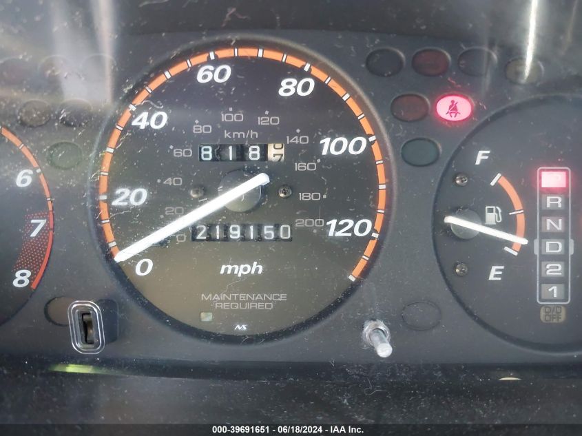 1999 Honda Cr-V Lx VIN: JHLRD2844XC022786 Lot: 39691651