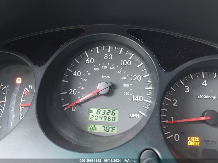 2004 Subaru Forester 2.5Xt VIN: JF1SG696X4H744460 Lot: 39691652