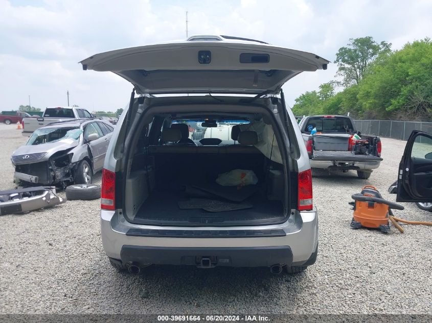 2011 Honda Pilot Ex-L VIN: 5FNYF4H71BB012916 Lot: 39691664