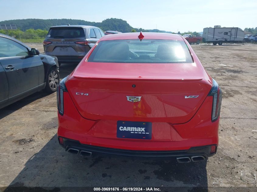 2021 Cadillac Ct4-V VIN: 1G6DD5RL7M0109287 Lot: 39691676