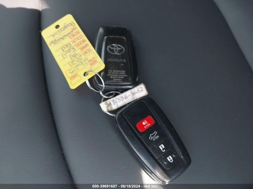 2021 Toyota Rav4 Xle Premium VIN: 2T3A1RFV2MW170192 Lot: 39691687