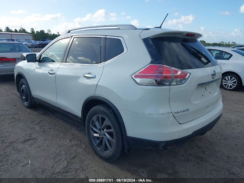 2016 Nissan Rogue S/Sl/Sv VIN: 5N1AT2MT1GC735747 Lot: 39691701