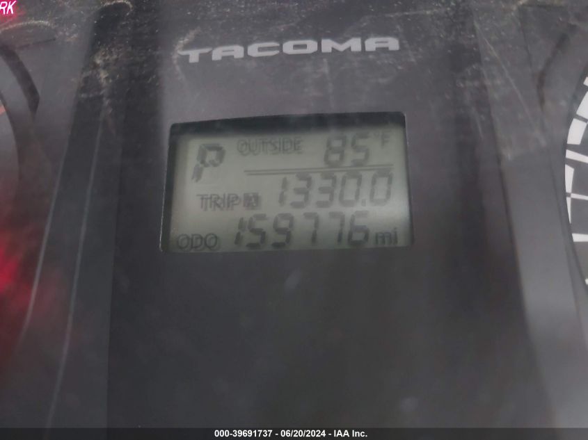 2017 Toyota Tacoma Sr VIN: 5TFSX5EN5HX051356 Lot: 39691737