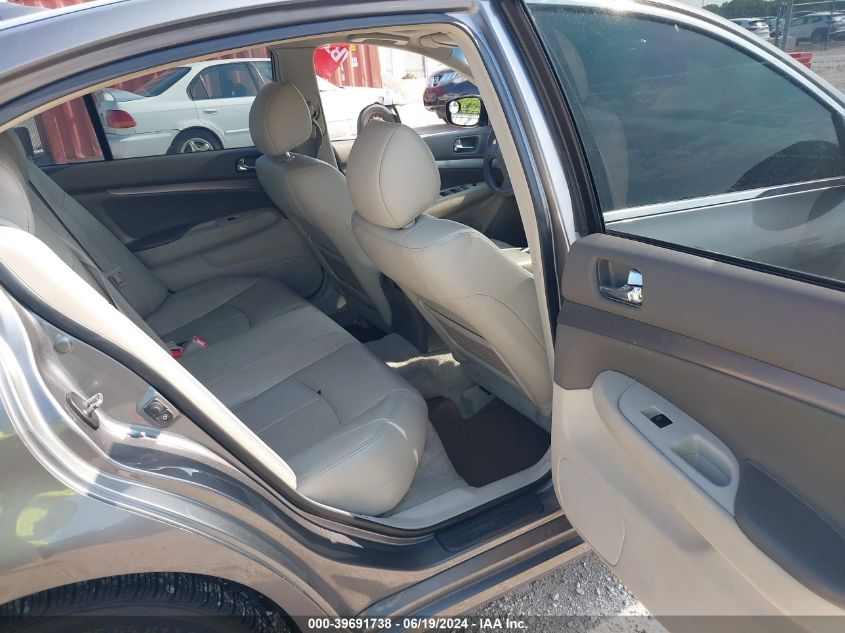 2011 Infiniti G25X VIN: JN1DV6AR2BM651079 Lot: 39691738