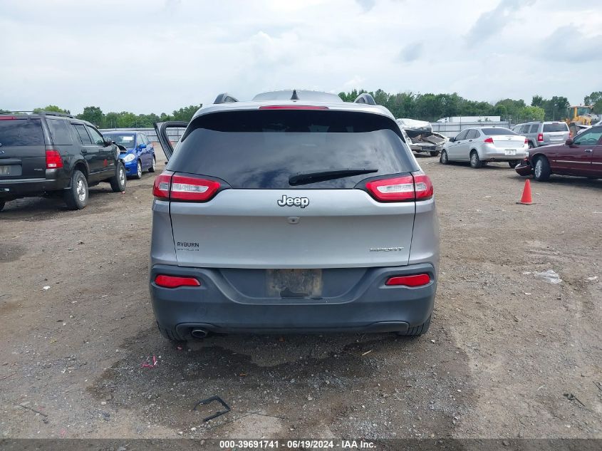 2016 Jeep Cherokee Sport VIN: 1C4PJLAB2GW370192 Lot: 39691741