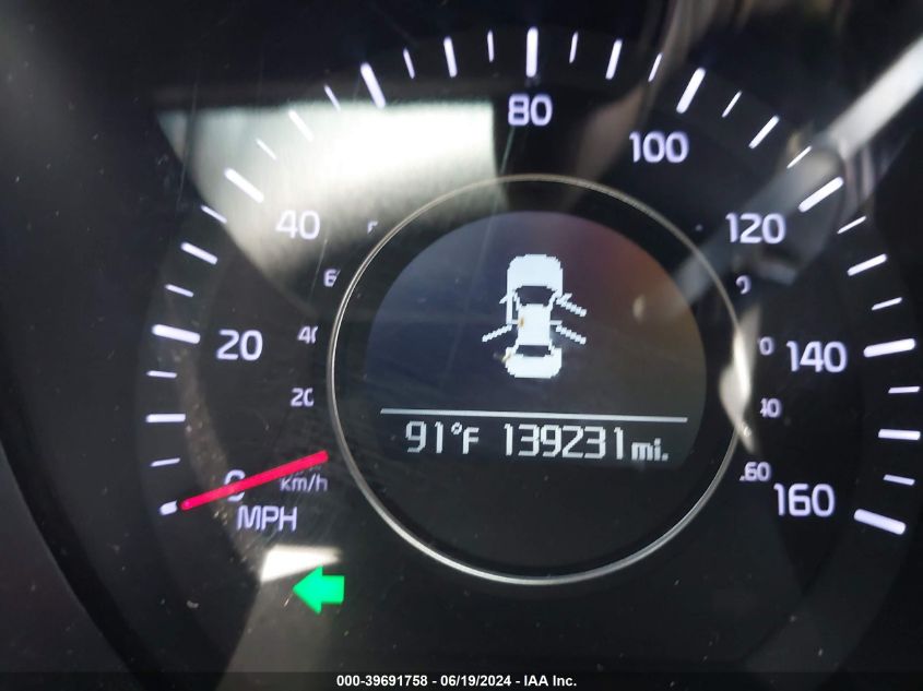 2015 Kia Optima Ex VIN: 5XXGN4A72FG496221 Lot: 39691758