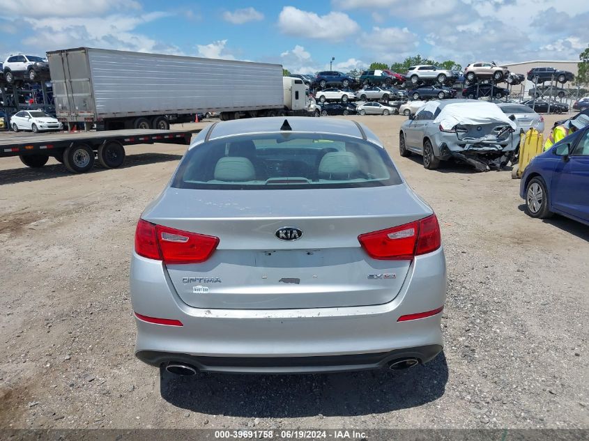 2015 Kia Optima Ex VIN: 5XXGN4A72FG496221 Lot: 39691758