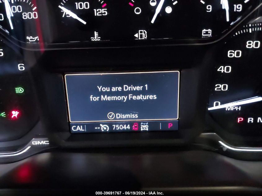 2019 GMC Sierra 1500 Slt VIN: 1GTU9DEL8KZ279312 Lot: 39691767