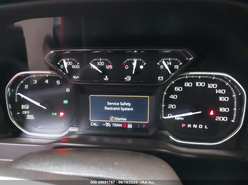 2019 GMC Sierra 1500 Slt VIN: 1GTU9DEL8KZ279312 Lot: 39691767