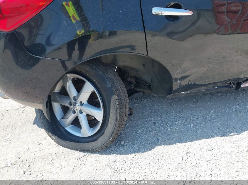 2009 Nissan Murano Sl VIN: JN8AZ18W89W206142 Lot: 39691783