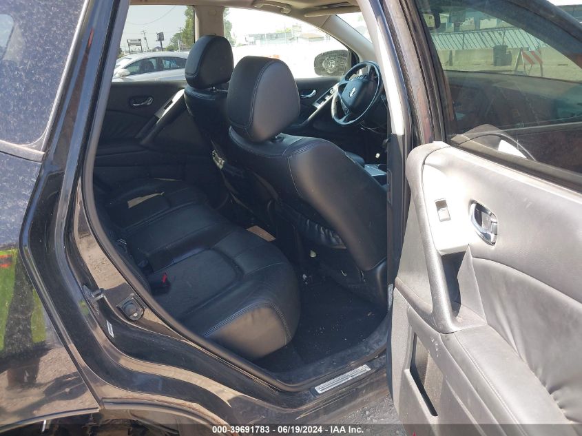 2009 Nissan Murano Sl VIN: JN8AZ18W89W206142 Lot: 39691783