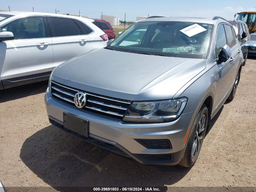 2021 Volkswagen Tiguan 2.0T Se/2.0T Se R-Line Black/2.0T Sel VIN: 3VV2B7AX6MM088919 Lot: 39691803