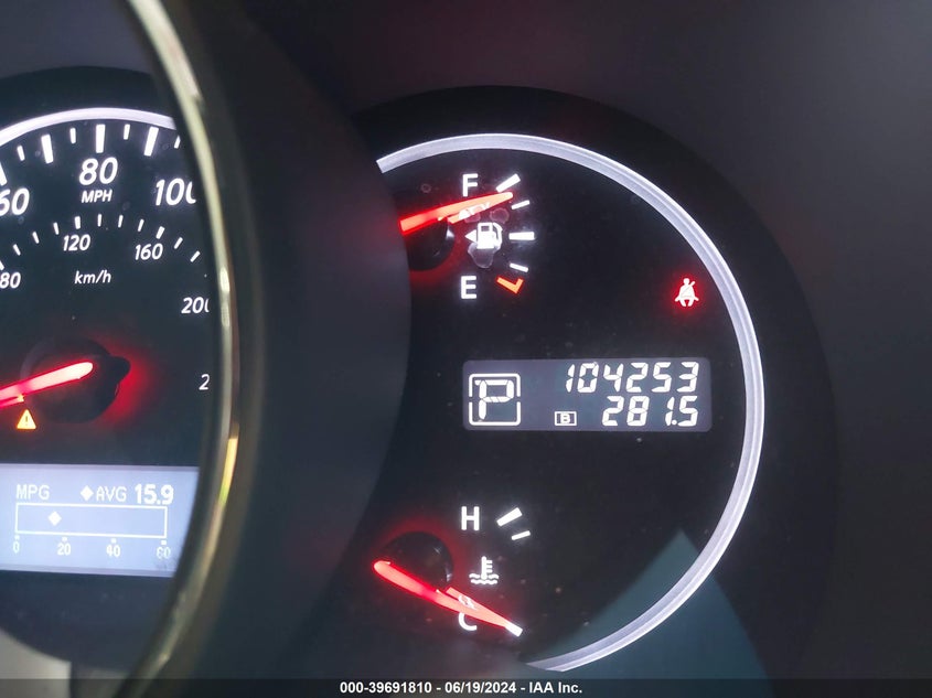 2012 Nissan Murano Sl VIN: JN8AZ1MU5CW100291 Lot: 39691810