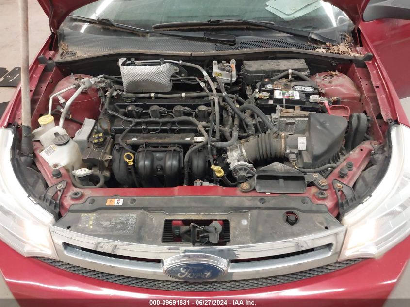 2010 Ford Focus Se VIN: 1FAHP3FN6AW204096 Lot: 39691831