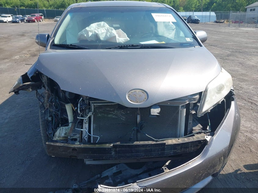 2012 Toyota Sienna Le V6 8 Passenger VIN: 5TDKK3DCXCS202211 Lot: 39691874