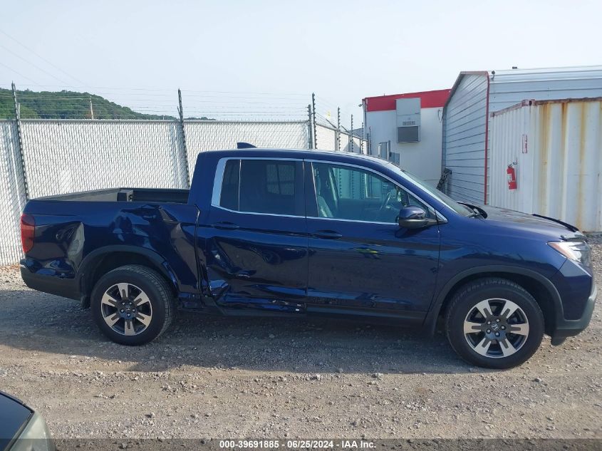 2019 HONDA RIDGELINE RTL - 5FPYK3F50KB049244