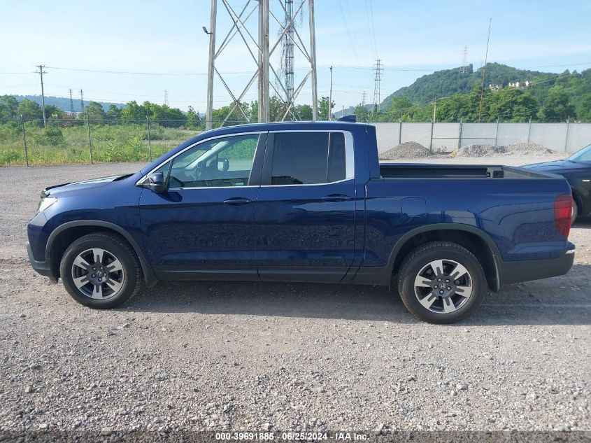 2019 HONDA RIDGELINE RTL - 5FPYK3F50KB049244