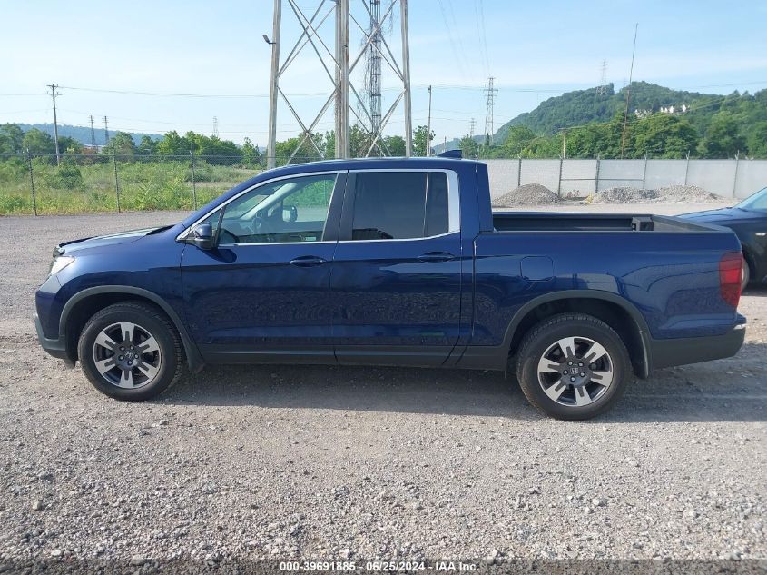 2019 Honda Ridgeline Rtl VIN: 5FPYK3F50KB049244 Lot: 39691885