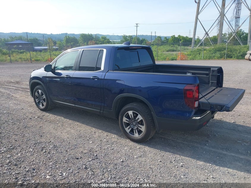 2019 HONDA RIDGELINE RTL - 5FPYK3F50KB049244