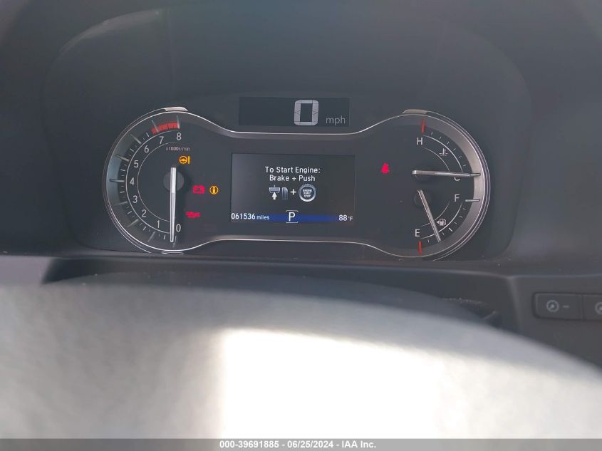 2019 HONDA RIDGELINE RTL - 5FPYK3F50KB049244