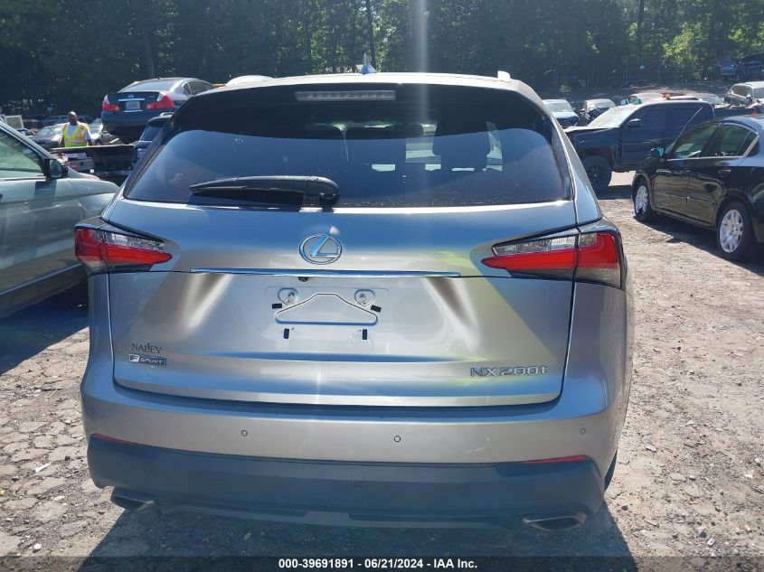 2016 Lexus Nx 200T F Sport VIN: JTJBARBZ2G2085912 Lot: 39691891