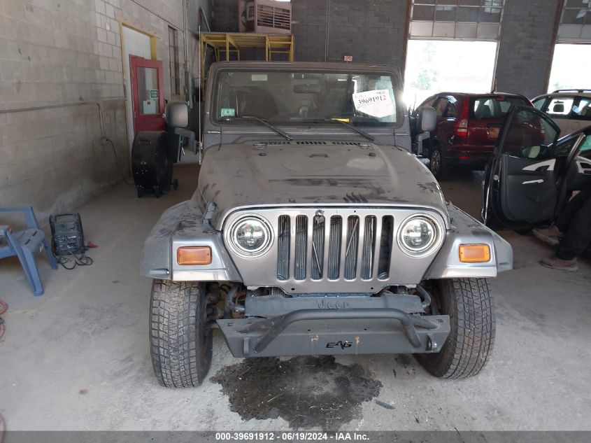 1997 Jeep Wrangler Se VIN: 1J4FY29P9VP475346 Lot: 39691912