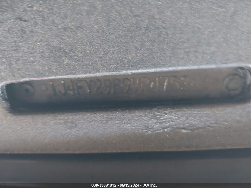 1997 Jeep Wrangler Se VIN: 1J4FY29P9VP475346 Lot: 39691912