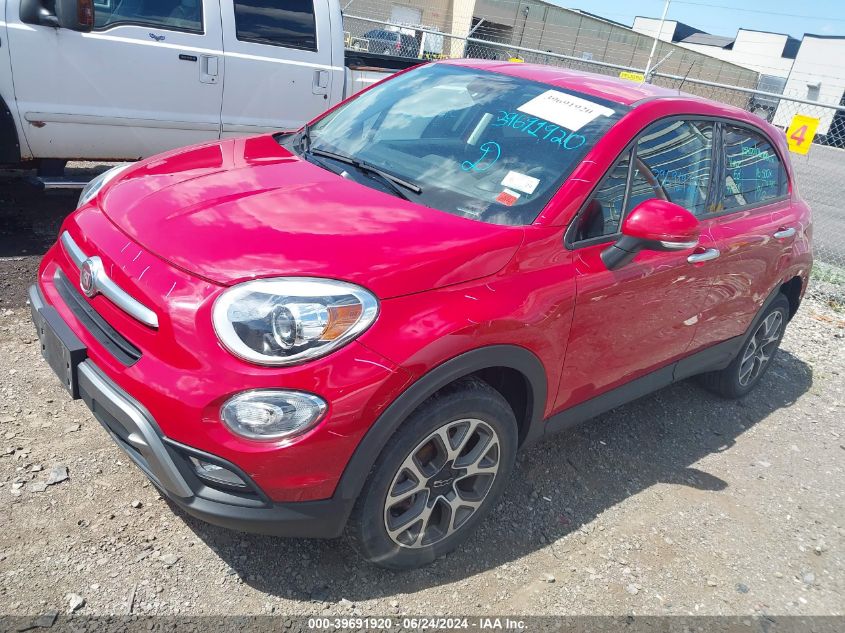 2016 Fiat 500X Trekking VIN: ZFBCFYCTXGP480939 Lot: 39691920