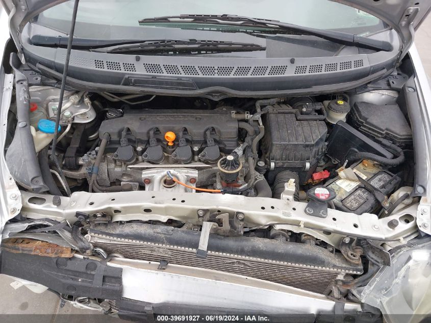 2010 Honda Civic Lx VIN: 19XFA1F50AE078397 Lot: 39691927