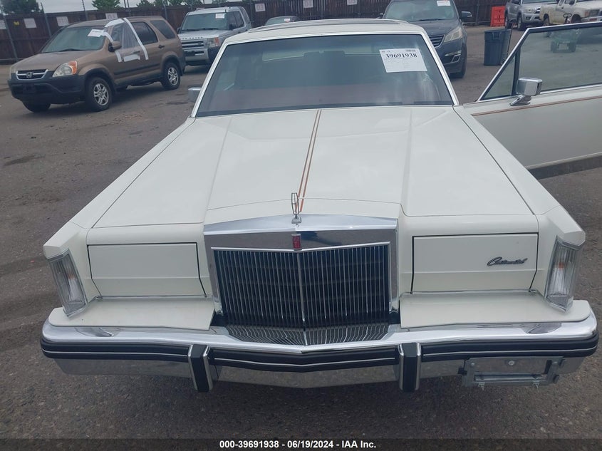 1982 Lincoln Mark Vi VIN: 1MRBP95F0CY646972 Lot: 39691938