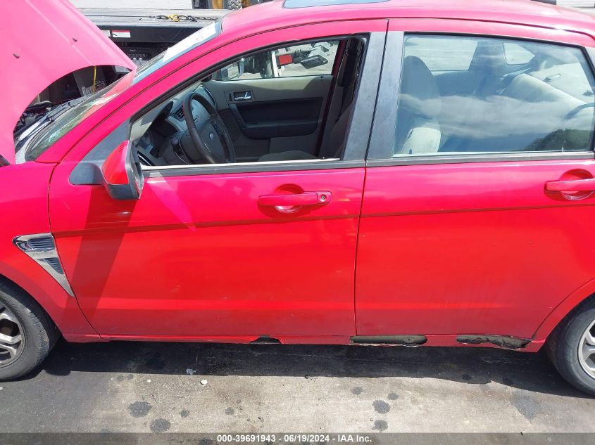 2008 Ford Focus Se/Ses VIN: 1FAHP35N08W159202 Lot: 39691943